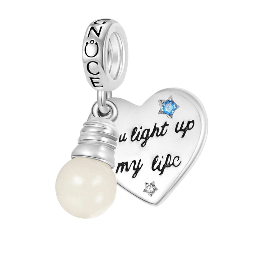 Light Bulb Glow-in-the-Dark Pendant