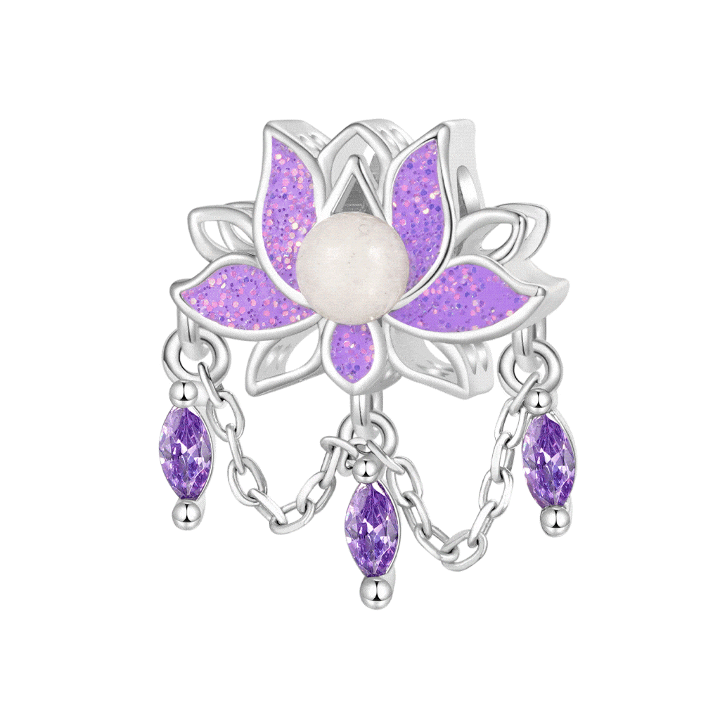 Lotus Glow-in-the-Dark Charm