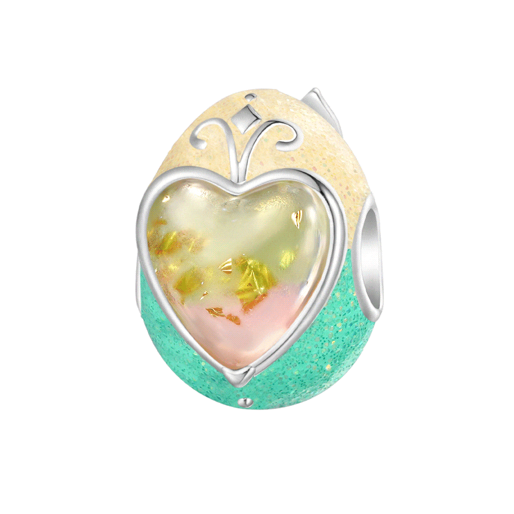 Easter Egg Hummingbird Charm