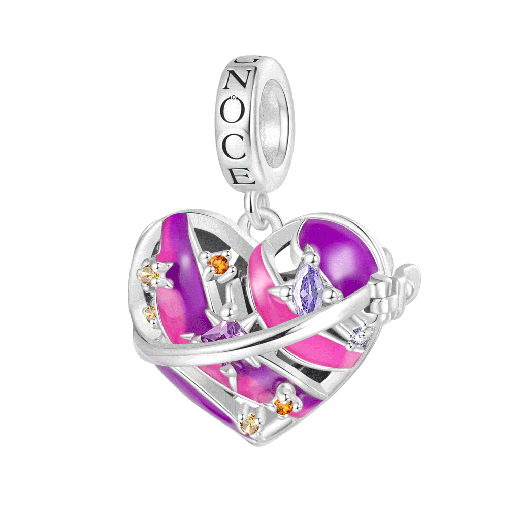 Heart Wireless LED Glow Saturn Pendant