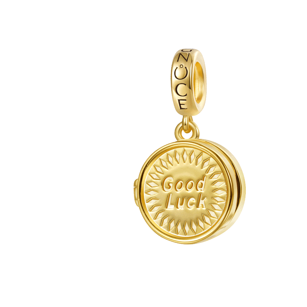 Gold Coin Chocolate Pendant