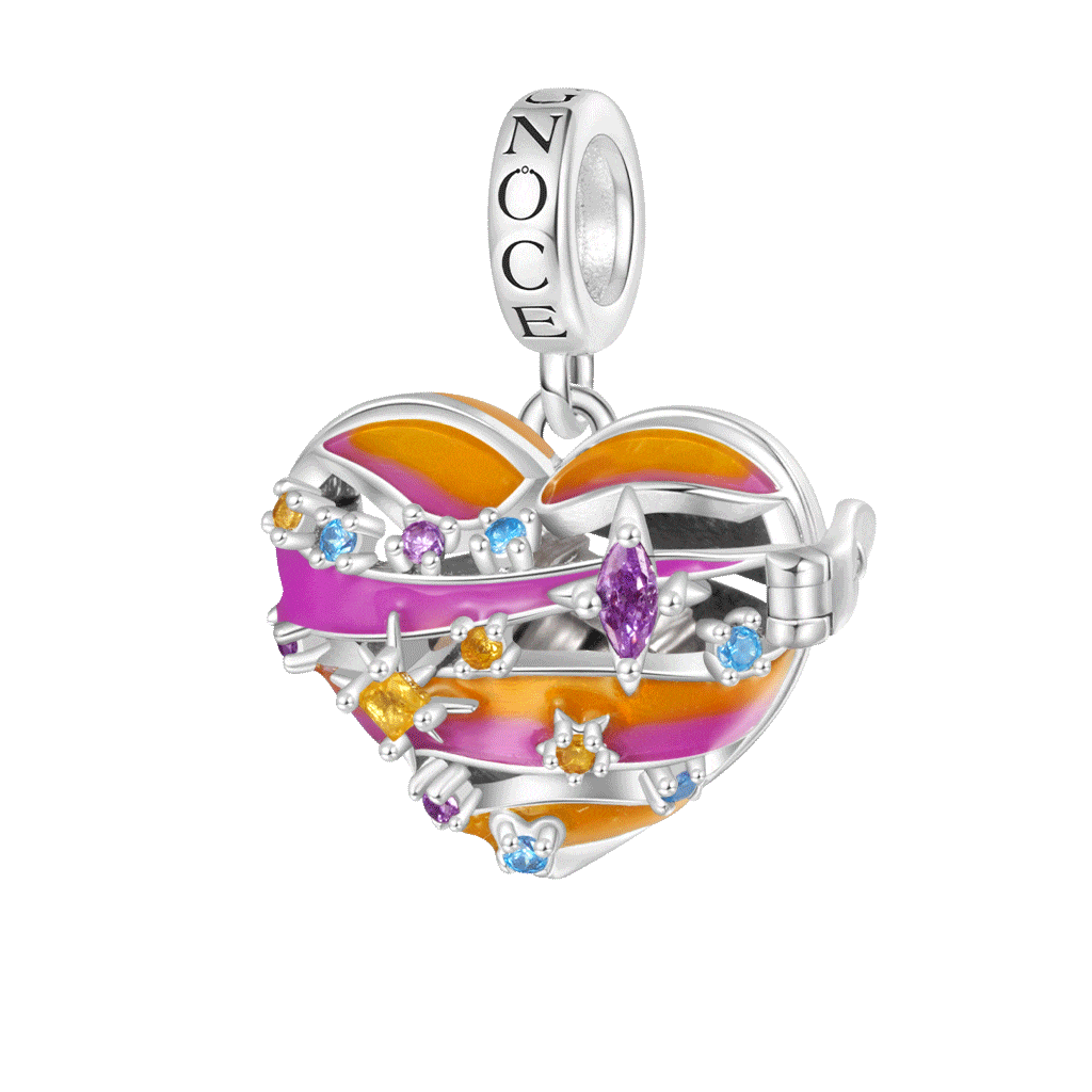 Heart Wireless LED Glow Mercury Pendant
