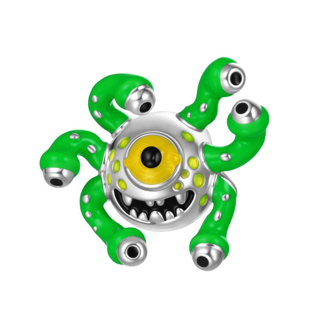 Eyeball Monster Charm