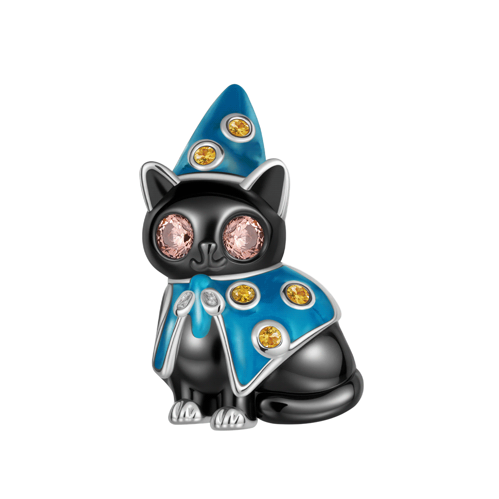 Wizard Cat Charm