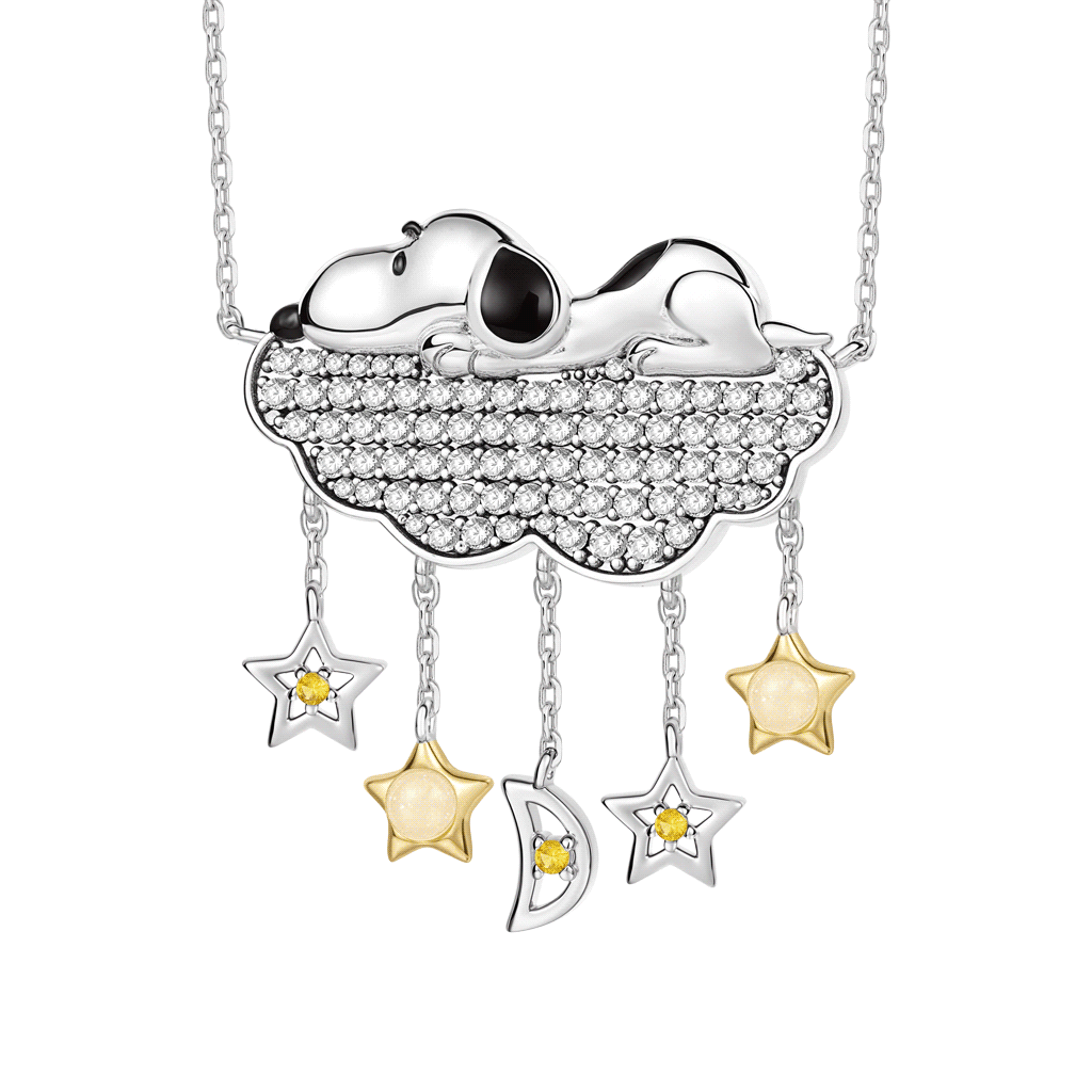 Snoopy Dream Glowing Stars Necklace