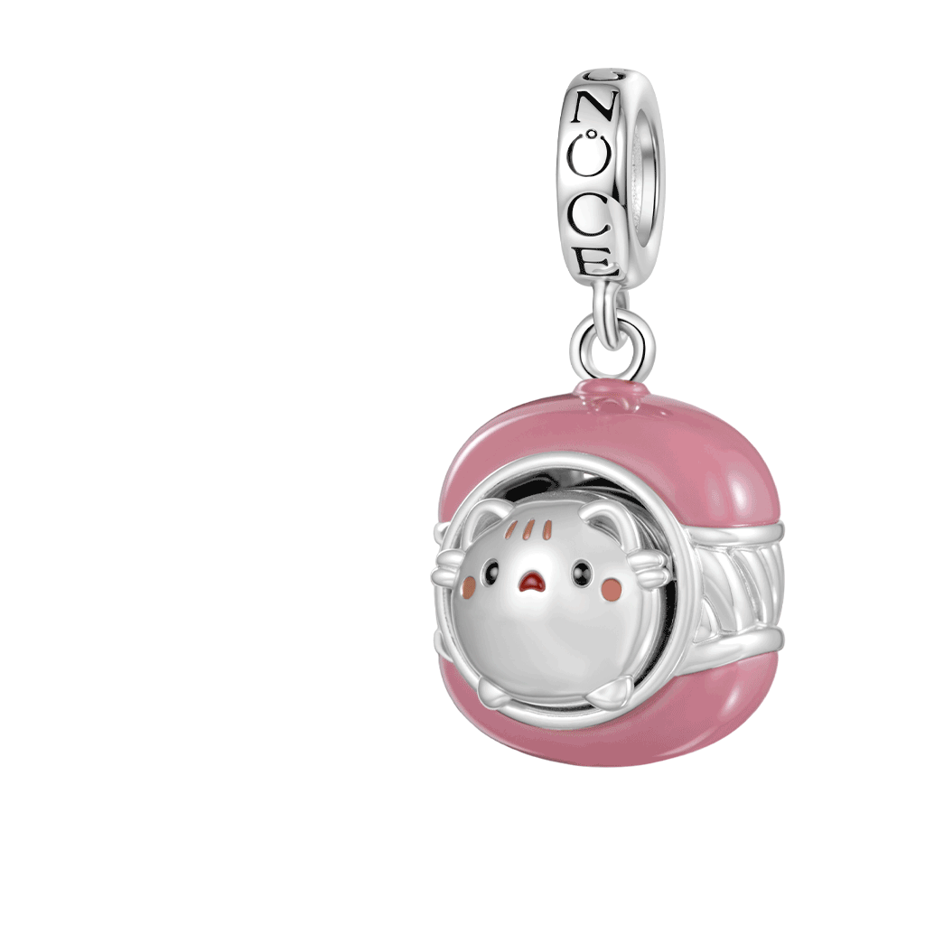 Detachable Cat Macaron Pendant