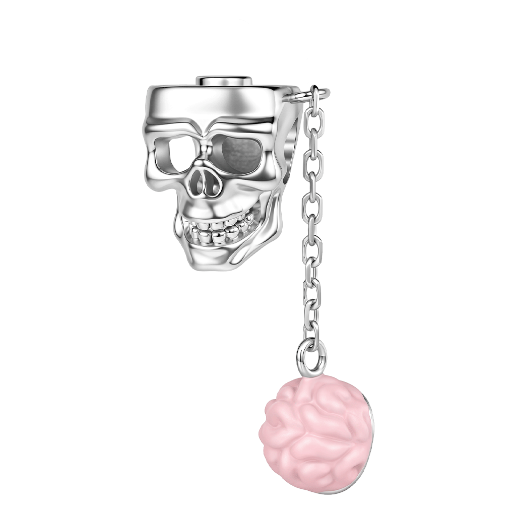 Skull Brain Charm