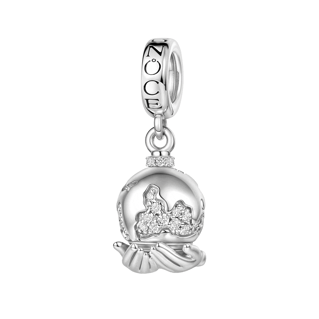 Holding A Rotating Earth Charm
