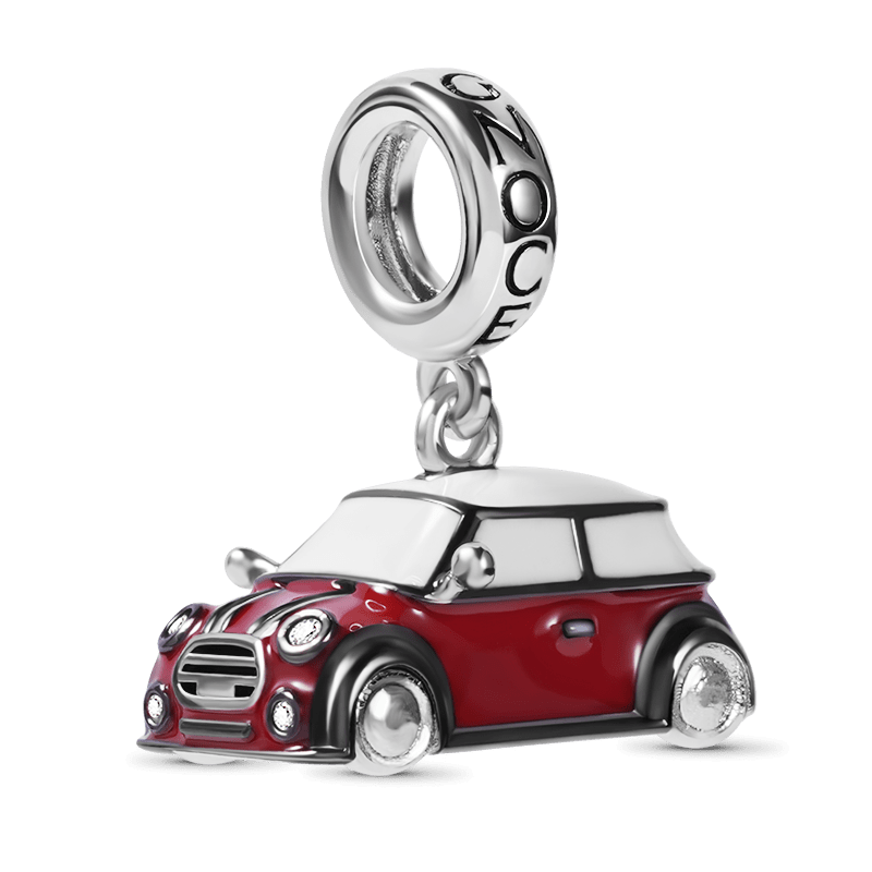 Red Vintage Car Pendant