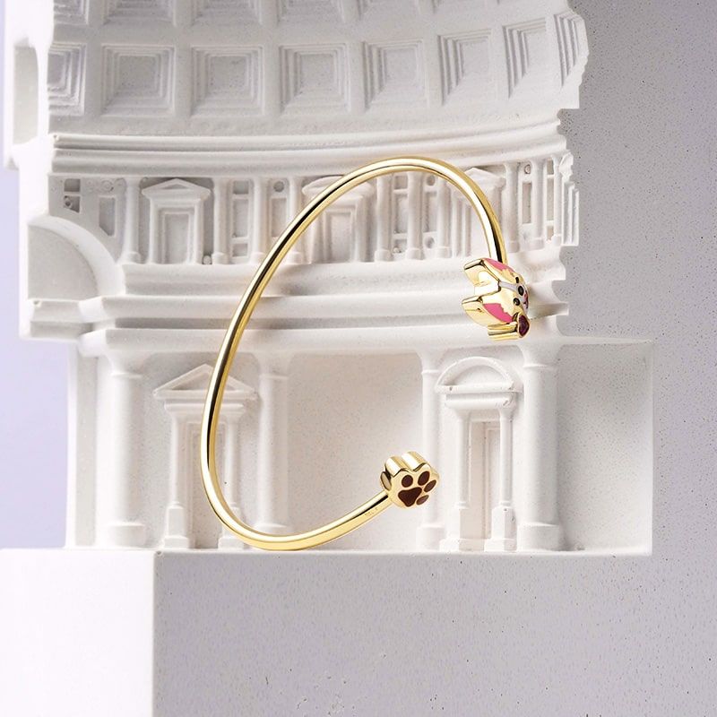 Puppy Bangle Bracelet
