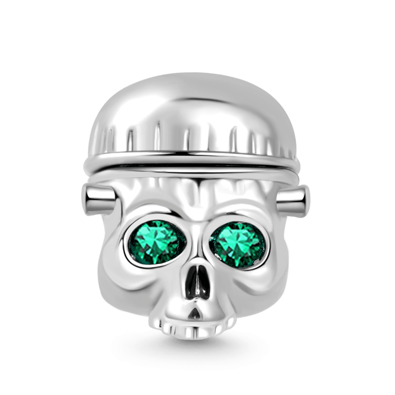 Openable Brain Skull Charm