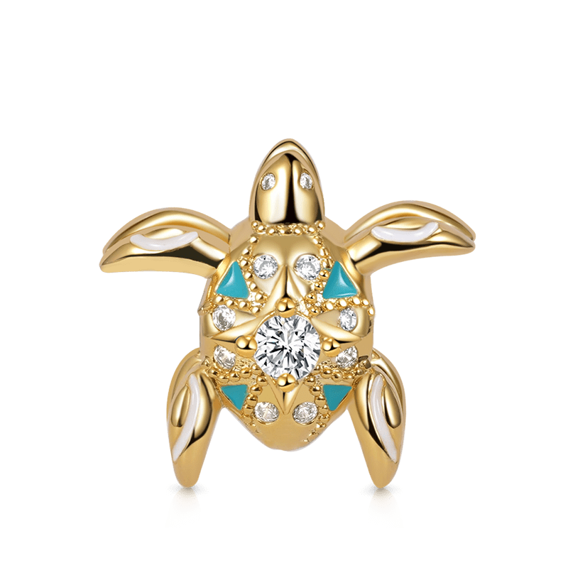Double-sided Turtle Charm