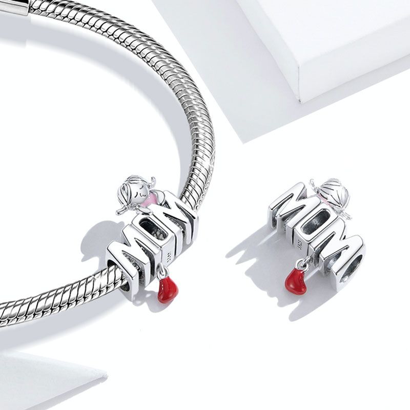 MOM Letter Charm