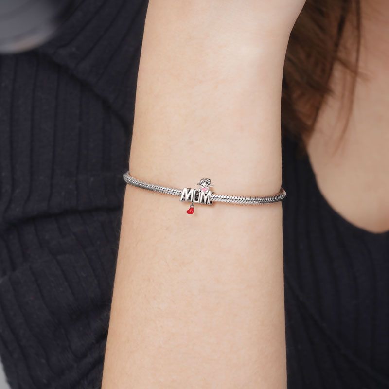 MOM Letter Charm