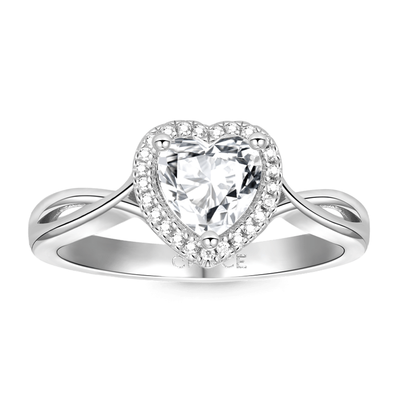 Twisted Heart Promise Ring