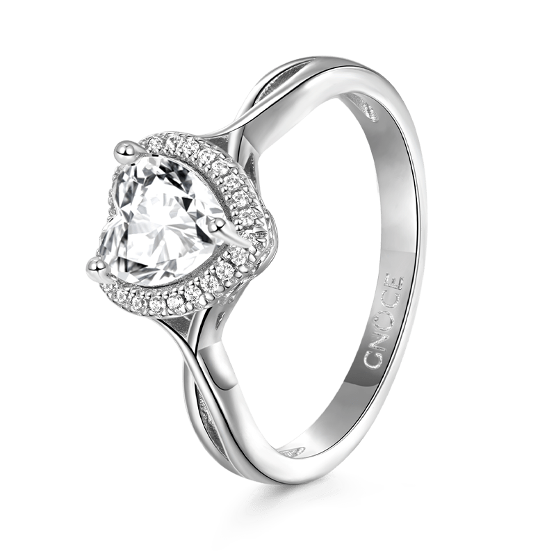 Twisted Heart Promise Ring