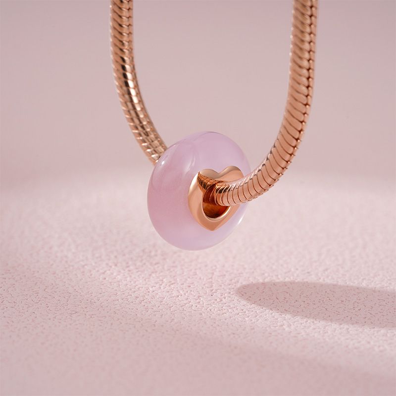 Natural Rose Quartz Bead