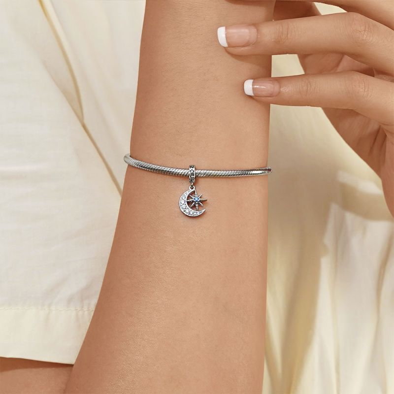 Moon & Star Pendant
