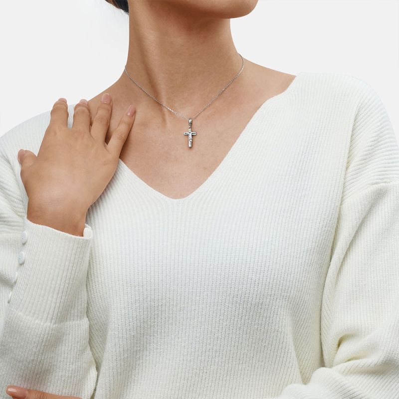 Cross with Jesus Christ Pendant