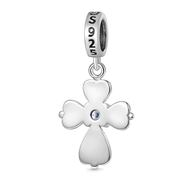Faith in Heart Cross Pendant