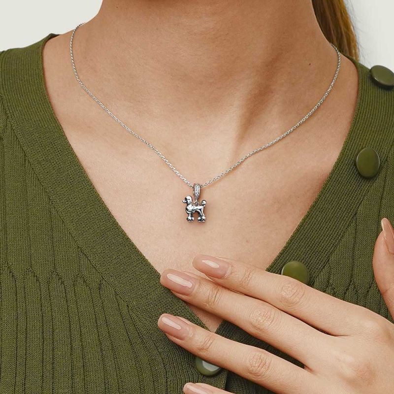 Poodle Pet Dog Pendant
