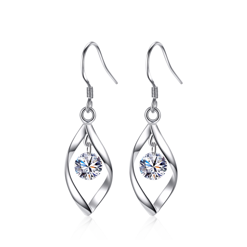 Twisted Water Drop Earrings
