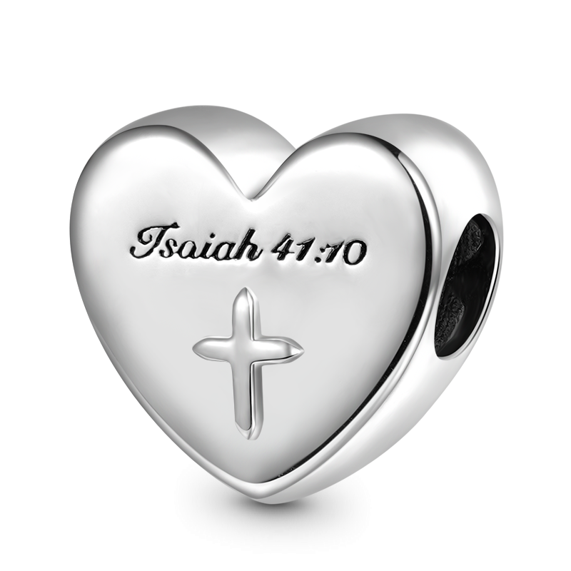 Bible Heart Charm