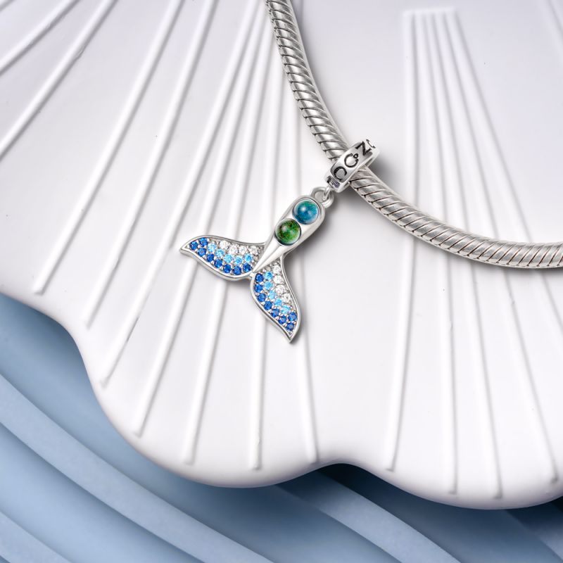 Mermaid Tail Mood Pendant