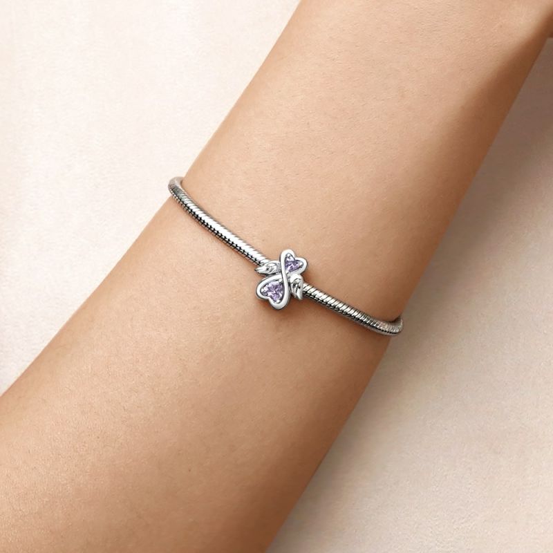 Birthstone Angel Charm