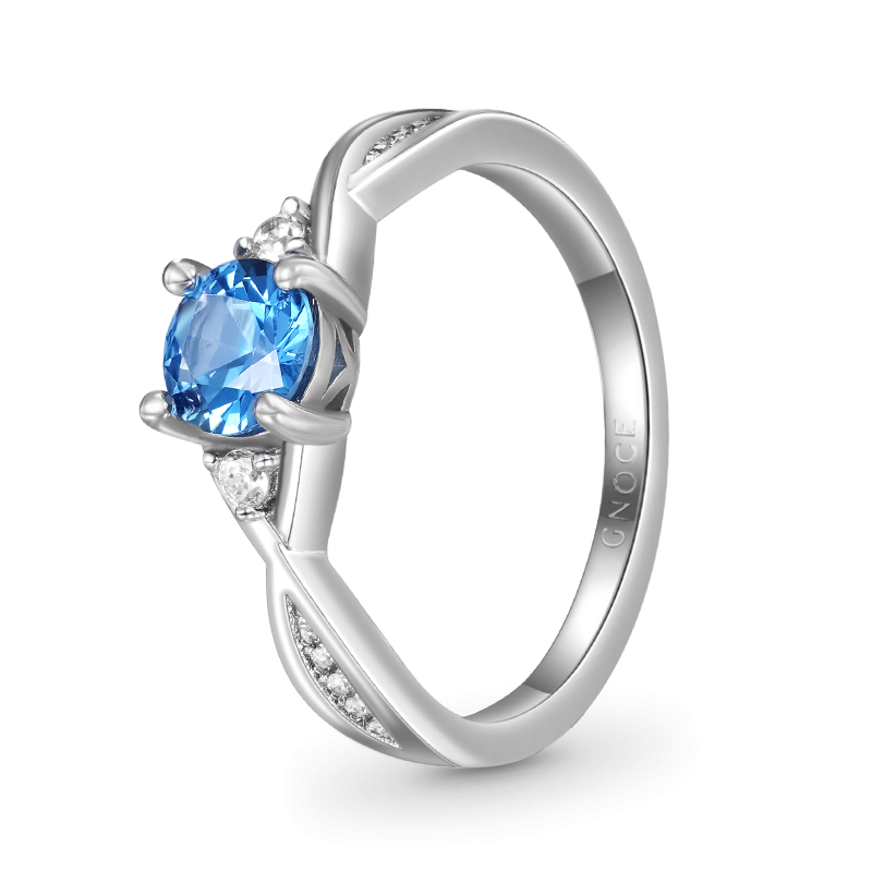 Round-cut Promise Ring