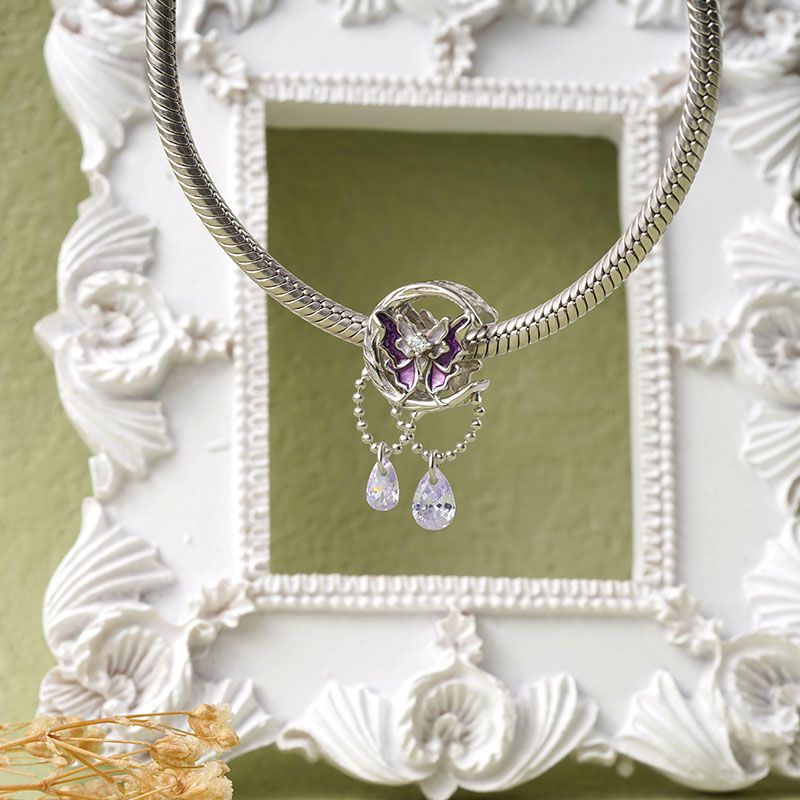 Moon Butterfly Charm