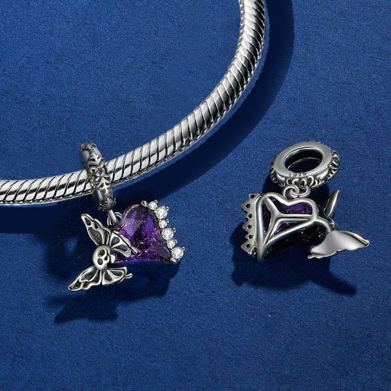Skull Butterfly Pendant
