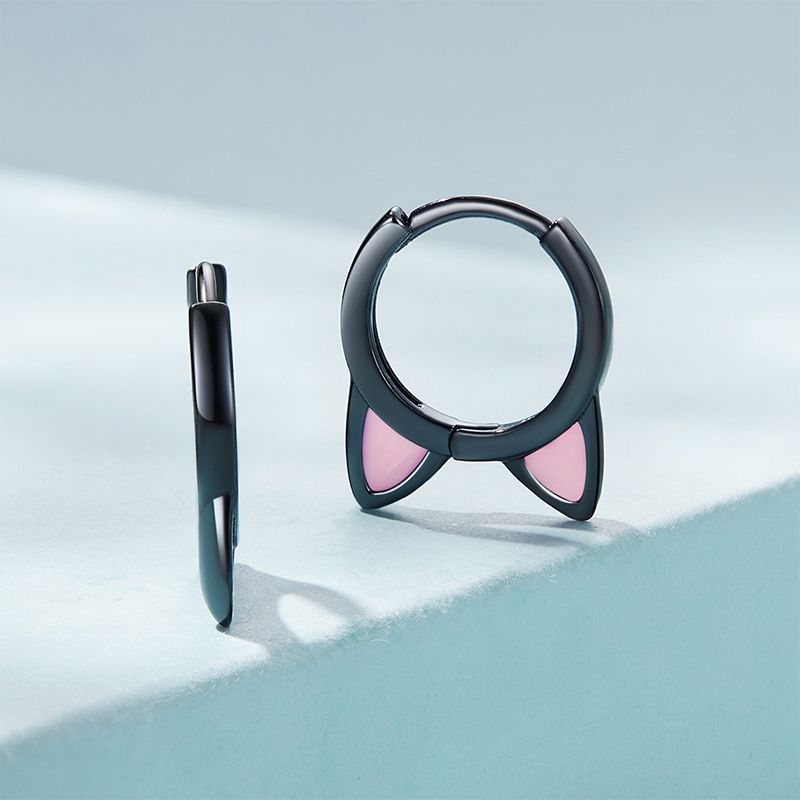 Cat Ears Stud Earrings