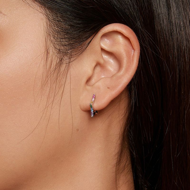 Rainbow Star Earrings