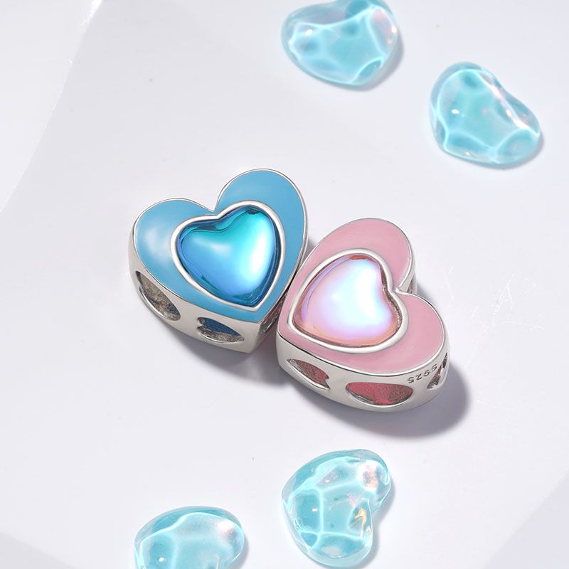 Blue Heart Charm