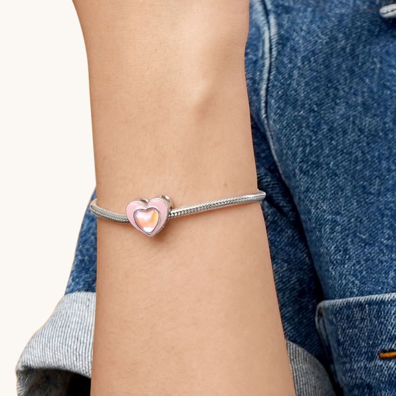 Pink Heart Charm