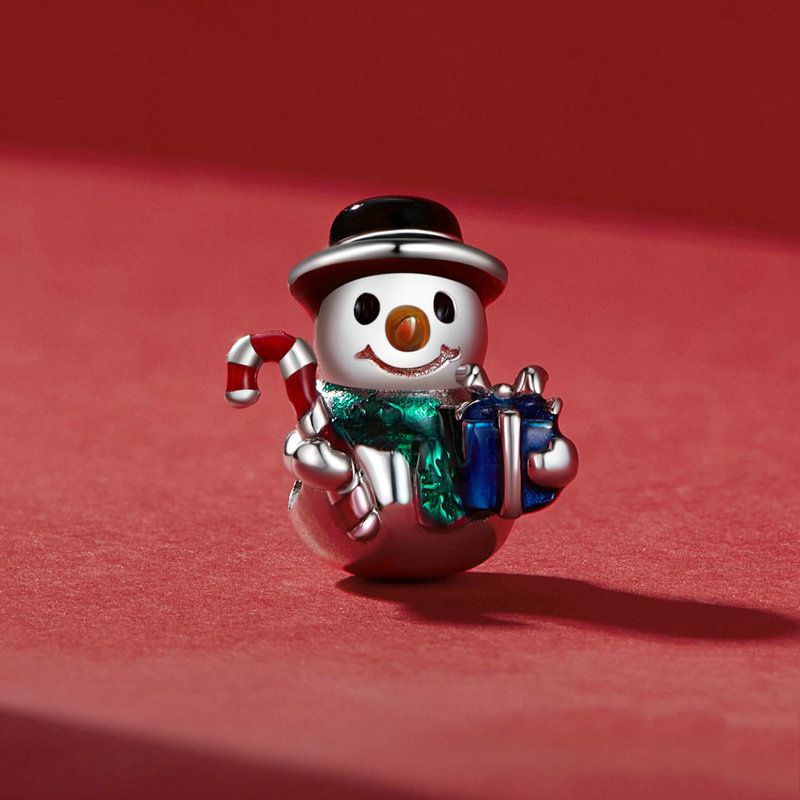 Christmas Snowman Charm