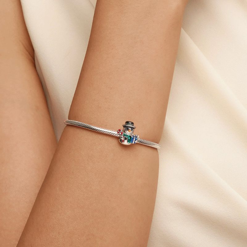 Christmas Snowman Charm
