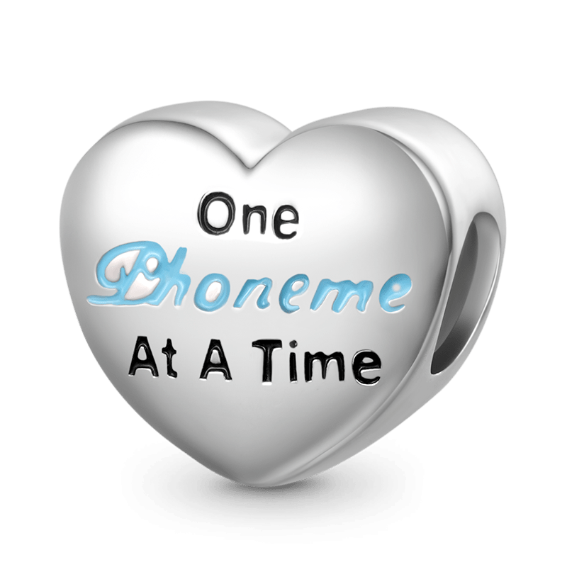 Aphasia Heart Charm