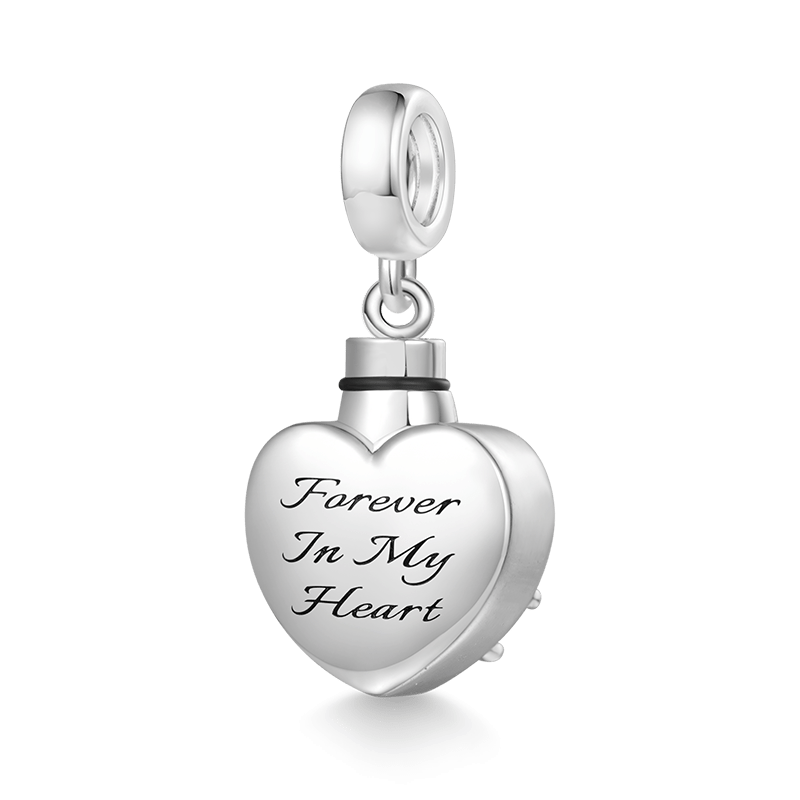 Heart Memorial Urn Ashes Pendant