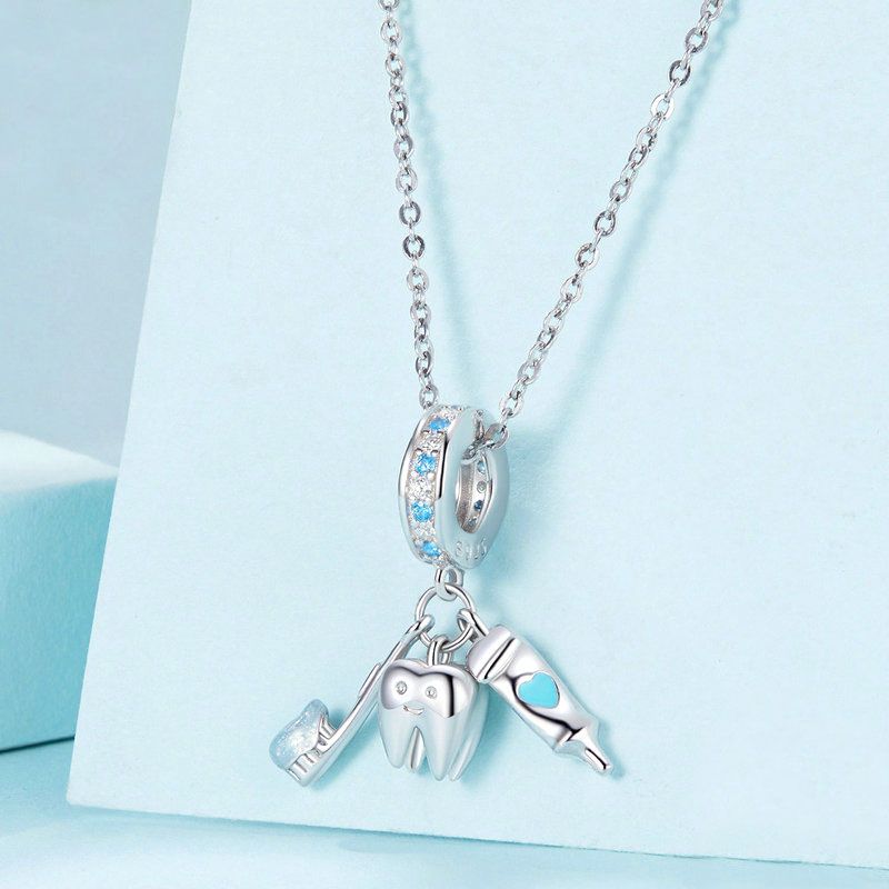 Teeth Brushing Triple Pendant