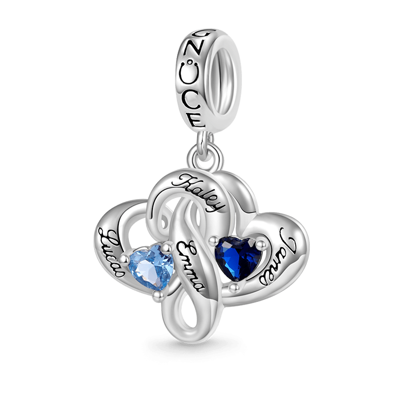 Family Heart Engravable Pendant