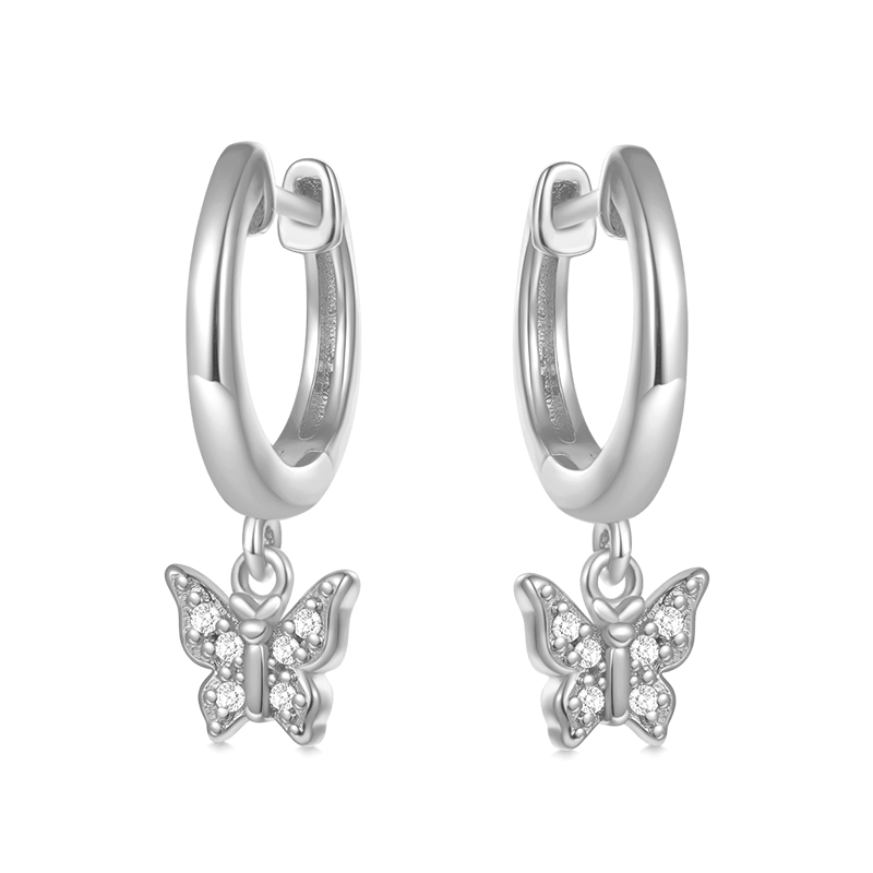 Butterfly Drop Earrings