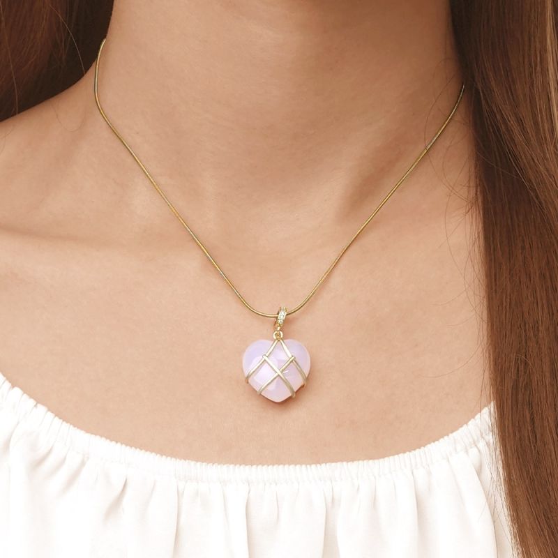 Barbie Pink Heart Necklace
