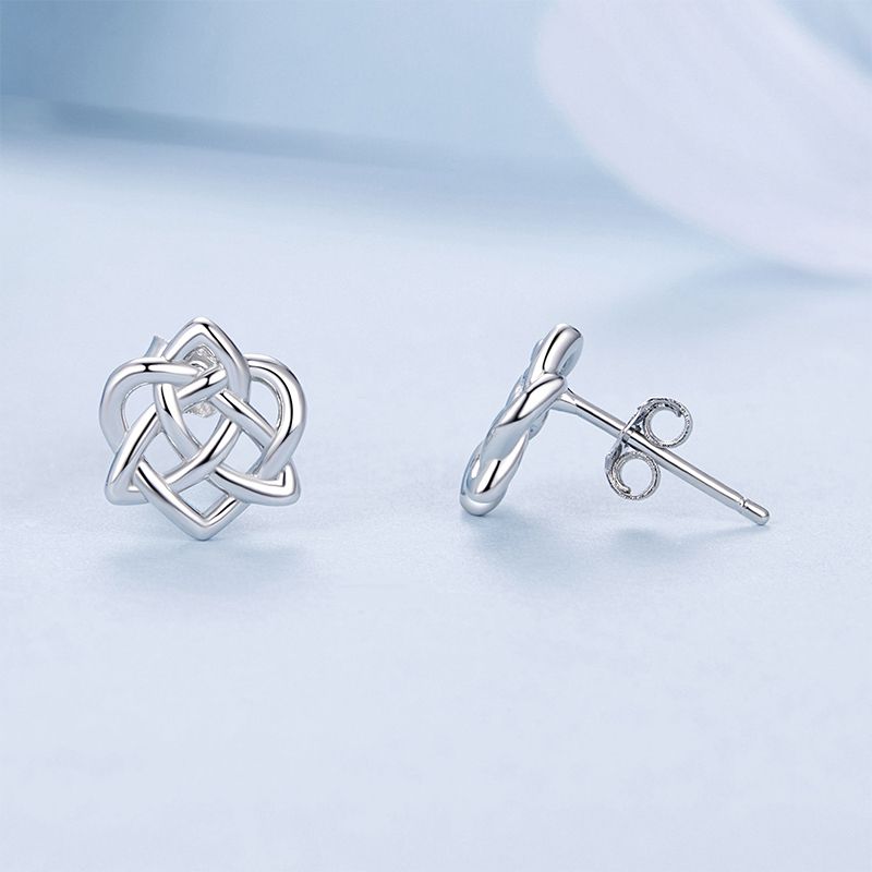 Celtic Knot Stud Earrings