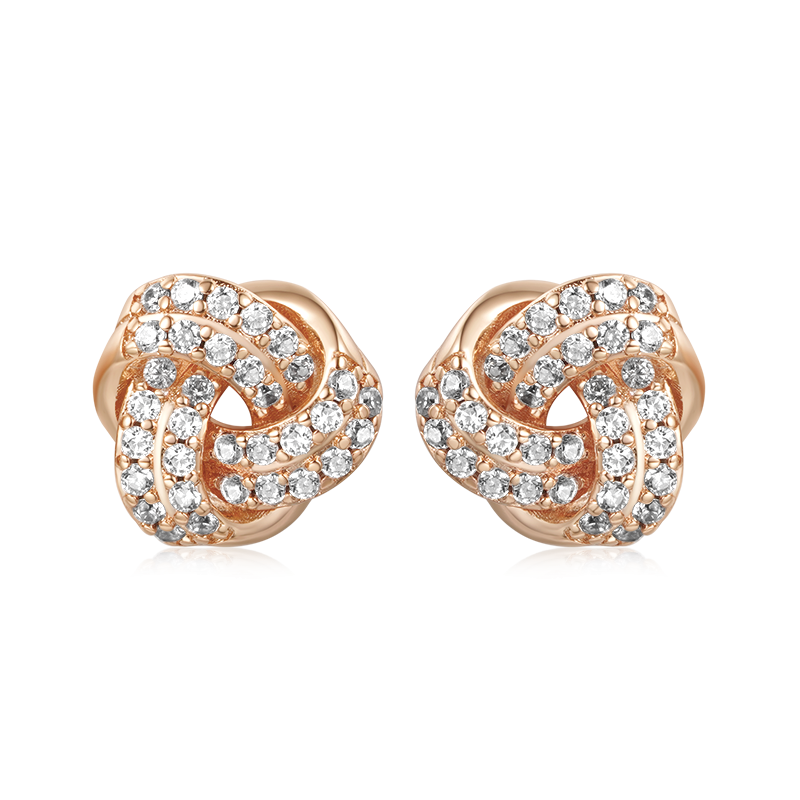 Love Knot Stud Earrings
