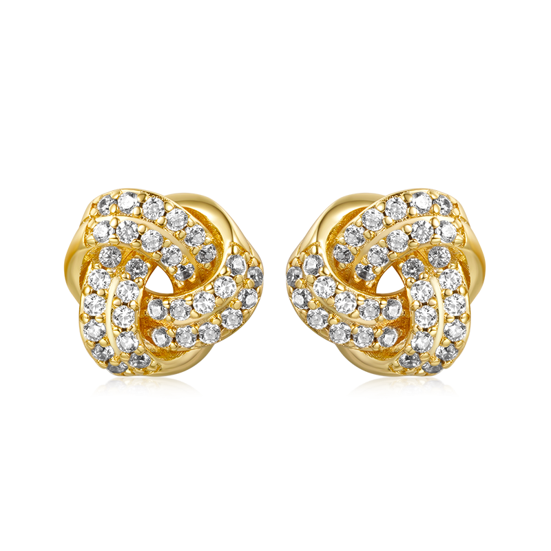 Love Knot Stud Earrings
