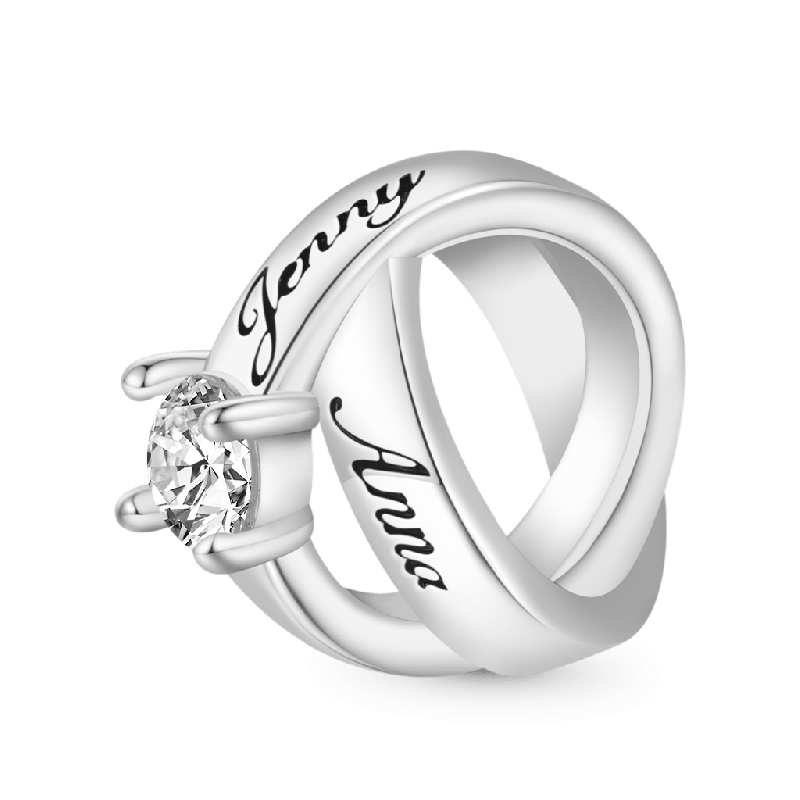 Couple Rings Charm