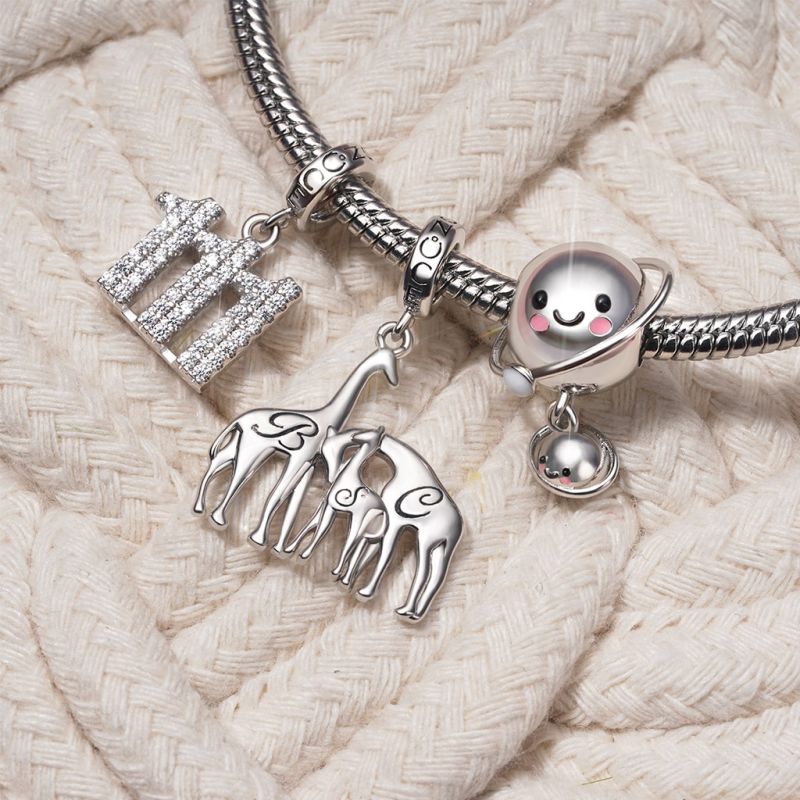 Mother Child Planet Charm