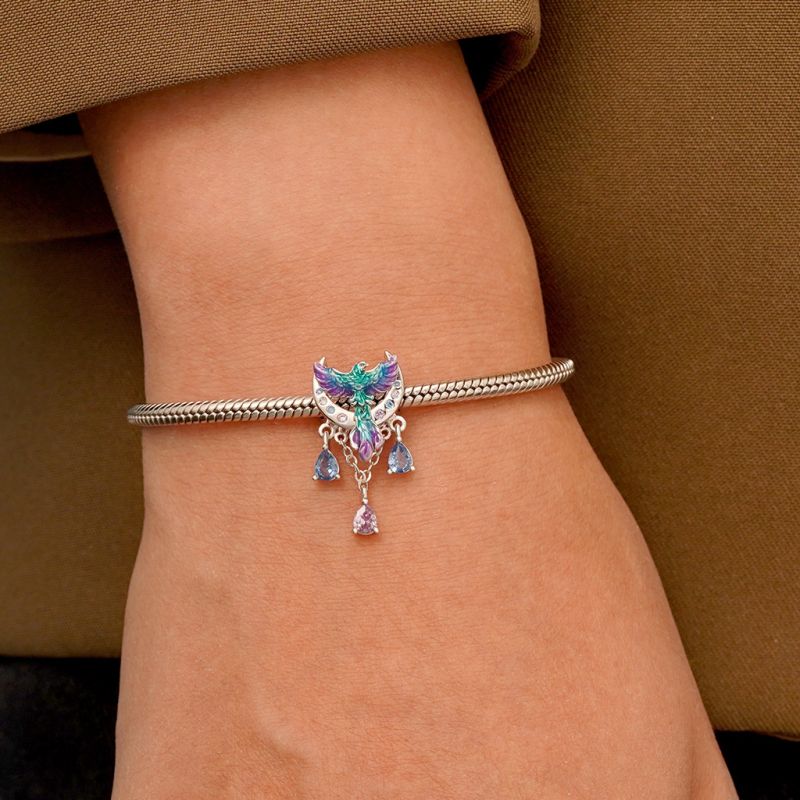 Phoenix Moon Charm